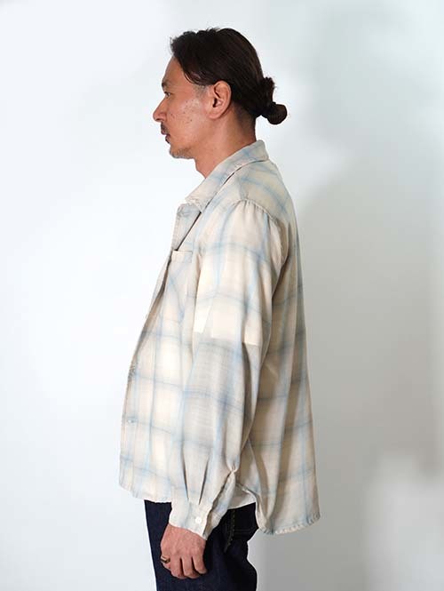 REMI RELIEF  ポリウール　ビエラ　チェックシャツ