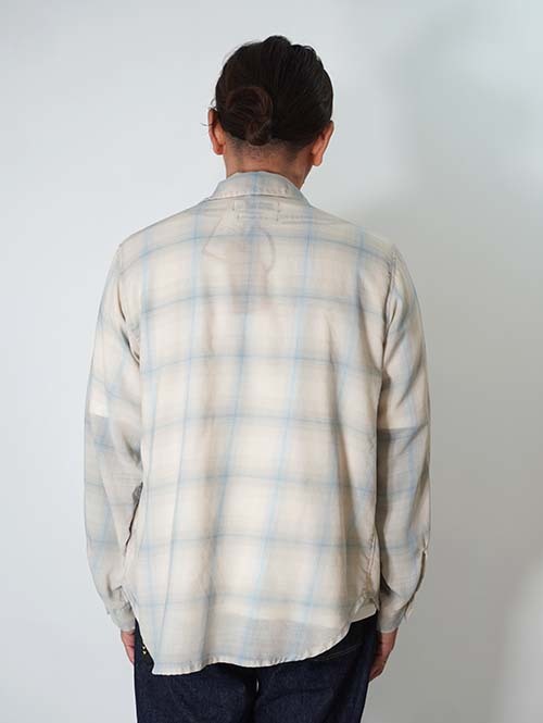 REMI RELIEF  ポリウール　ビエラ　チェックシャツ