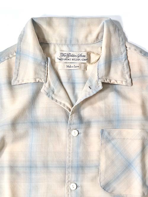 REMI RELIEF  ポリウール　ビエラ　チェックシャツ