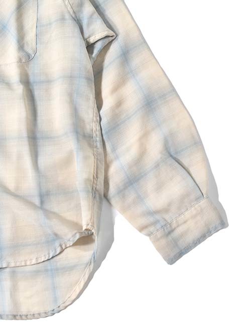 REMI RELIEF  ポリウール　ビエラ　チェックシャツ