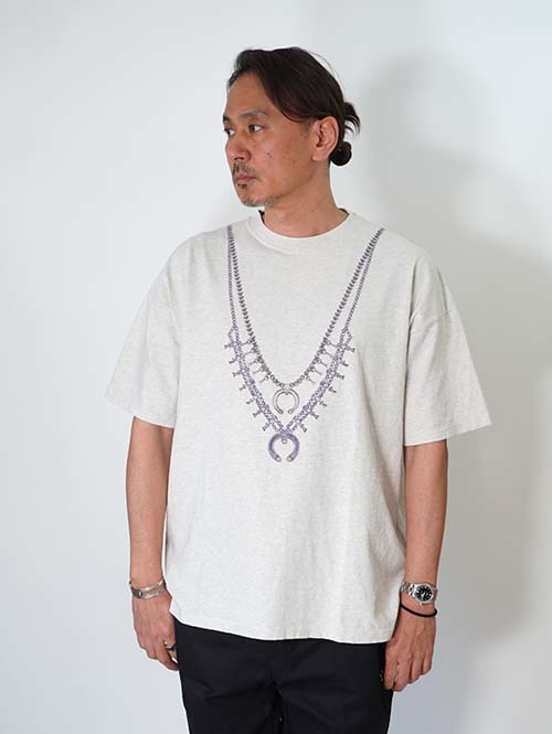 REMI RELIEF  HARD SP加工20/-天竺BIGサイズT (naja) - oatmeal