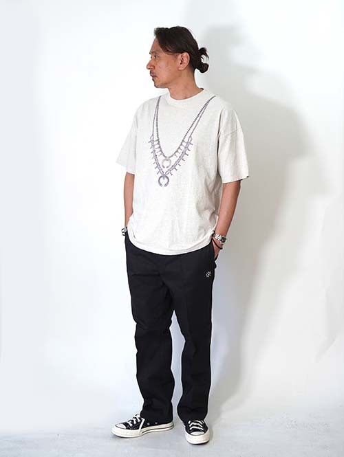 REMI RELIEF  HARD SP加工20/-天竺BIGサイズT (naja) - oatmeal