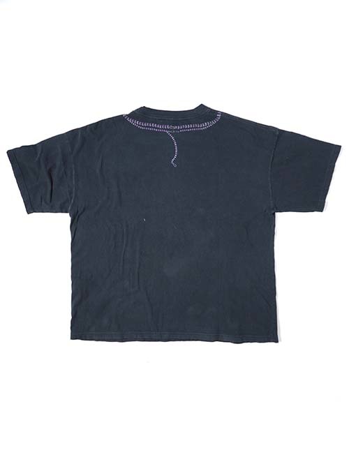 REMI RELIEF  HARD SP加工20/-天竺BIGサイズT (naja) - Black