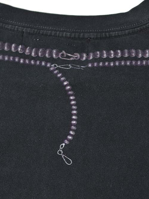 REMI RELIEF  HARD SP加工20/-天竺BIGサイズT (naja) - Black