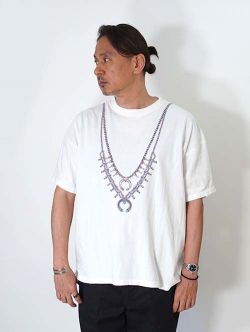 REMI RELIEF  HARD SP加工20/-天竺BIGサイズT (naja) - White