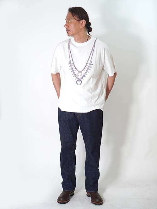 REMI RELIEF  HARD SP加工20/-天竺BIGサイズT (naja) - White
