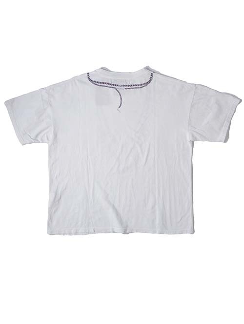 REMI RELIEF  HARD SP加工20/-天竺BIGサイズT (naja) - White