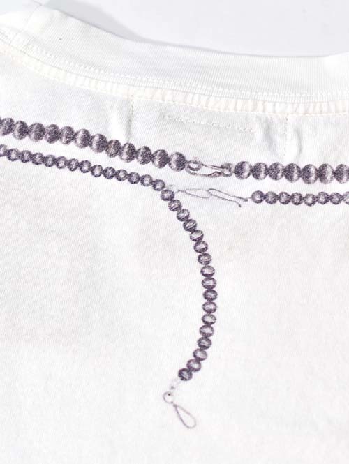 REMI RELIEF  HARD SP加工20/-天竺BIGサイズT (naja) - White