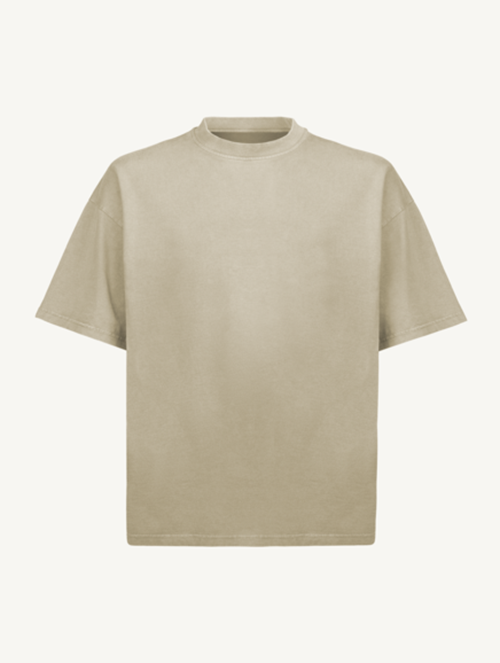 W.A.T.C STUDIO  Oversized boxy Tee - Vinatage Dune