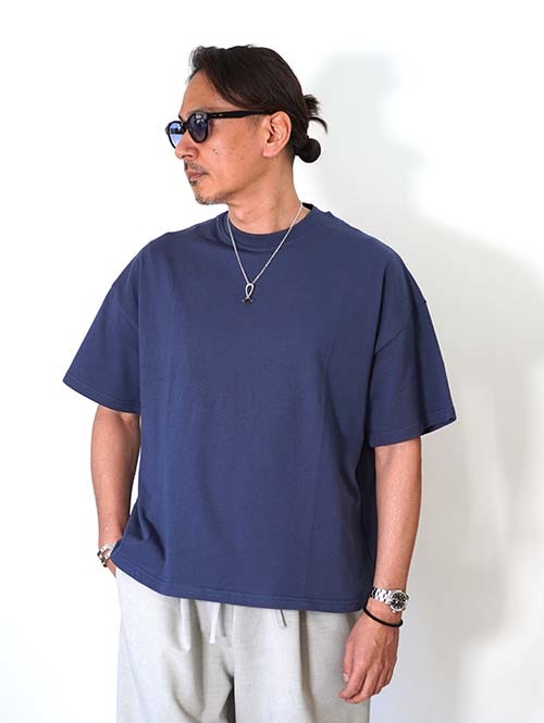 W.A.T.C STUDIO  Oversized boxy Tee - Navy