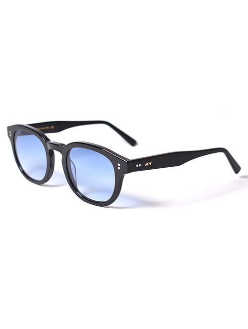 MESSY WEEKEND BILLE - Black/Blue Lens