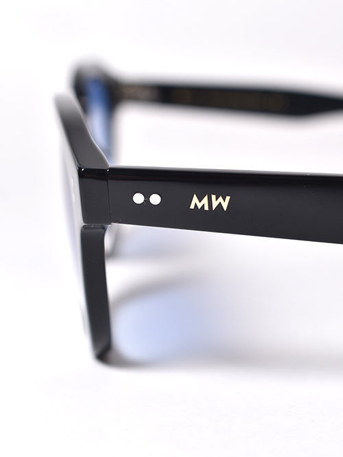 MESSY WEEKEND BILLE - Black/Blue Lens