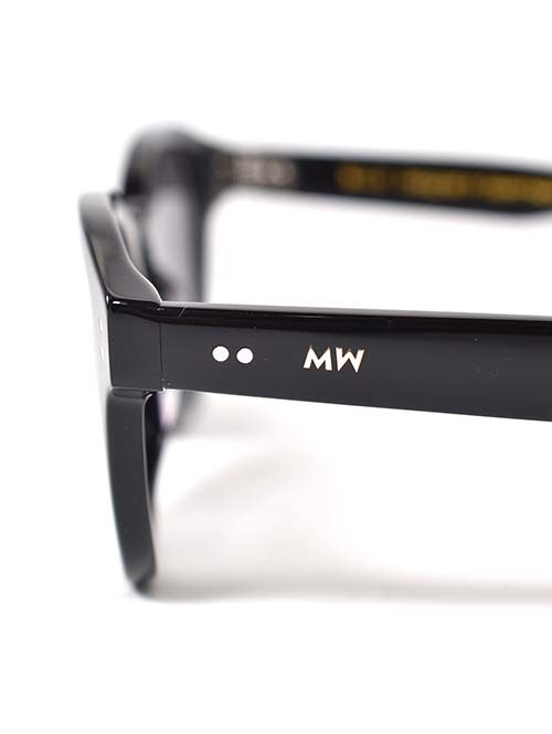 MESSY WEEKEND BILLE - Black/Black grey Lens