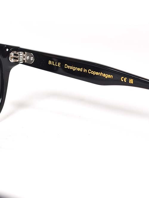 MESSY WEEKEND BILLE - Black/Black grey Lens