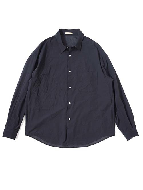 LA MOND  VOILE LAWN SHIRT - Black
