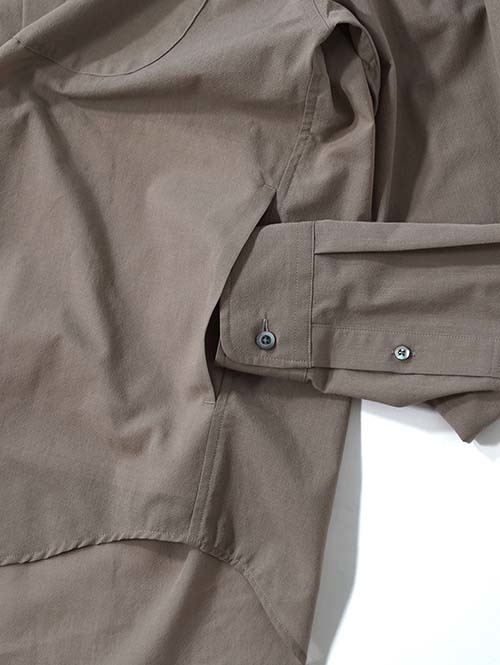LA MOND  VOILE LAWN SHIRT - Greige