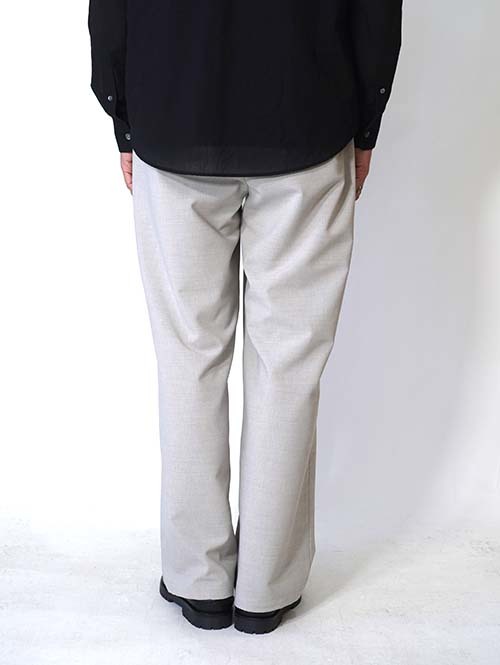 LA MOND  NEW SEMI WIDE SHARI PANT - Ash Gray