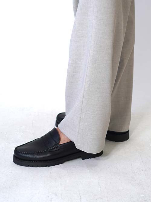 LA MOND  NEW SEMI WIDE SHARI PANT - Ash Gray