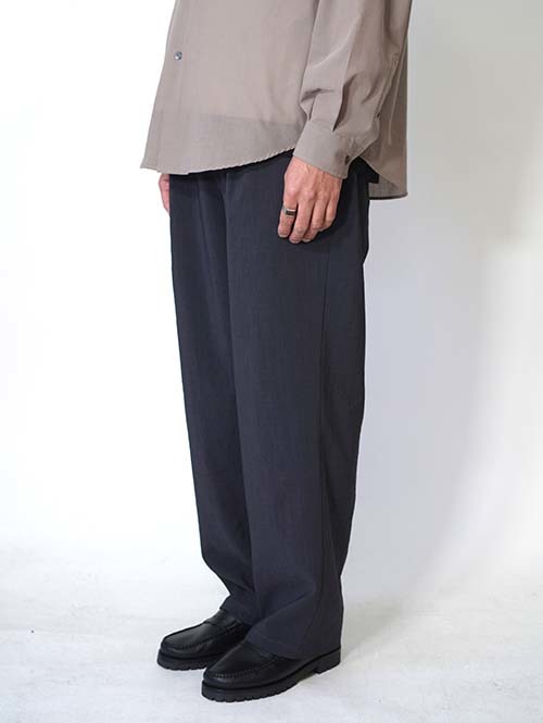 LA MOND  NEW SEMI WIDE SHARI PANT - Chambray Black