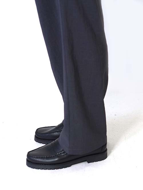 LA MOND  NEW SEMI WIDE SHARI PANT - Chambray Black