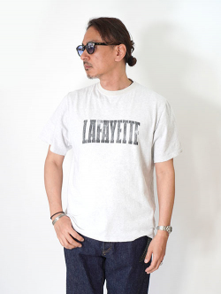 REMI RELIEF NEW SP加工ダメージ 20/-天竺レギュラーT(LAFAYETTE) - Oatmeal