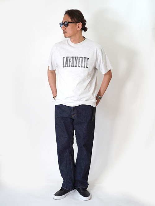 REMI RELIEF NEW SP加工ダメージ 20/-天竺レギュラーT(LAFAYETTE) - Oatmeal