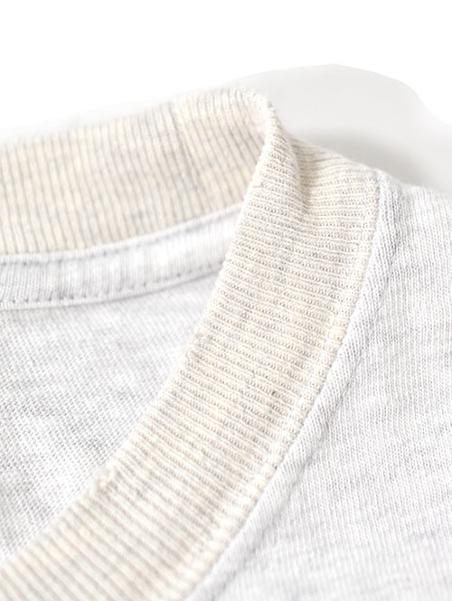 REMI RELIEF NEW SP加工ダメージ 20/-天竺レギュラーT(LAFAYETTE) - Oatmeal