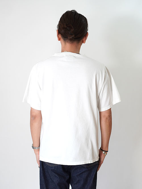 REMI RELIEF NEW SP加工ダメージ 20/-天竺レギュラーT(LAFAYETTE)  - Off White