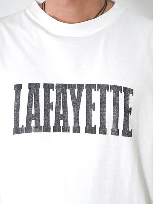 REMI RELIEF NEW SP加工ダメージ 20/-天竺レギュラーT(LAFAYETTE)  - Off White