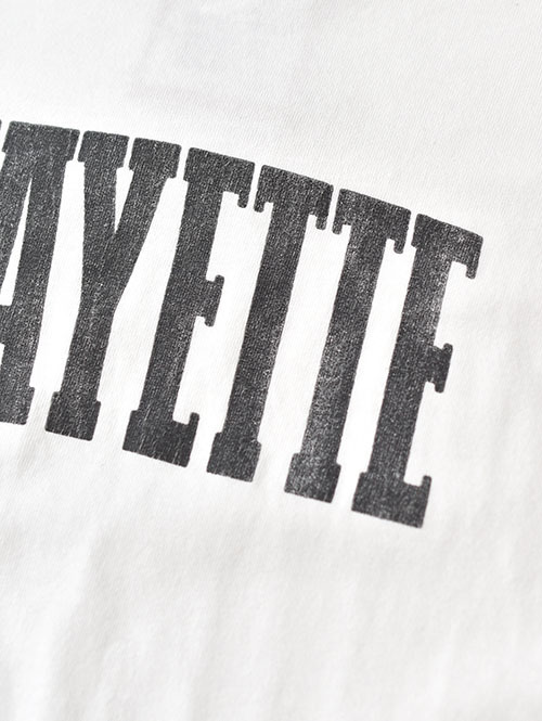 REMI RELIEF NEW SP加工ダメージ 20/-天竺レギュラーT(LAFAYETTE)  - Off White