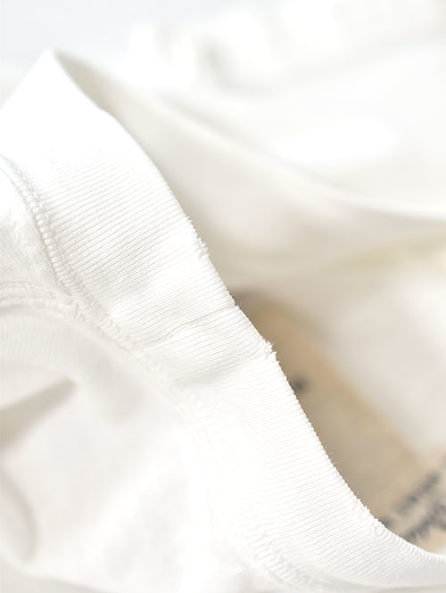 REMI RELIEF NEW SP加工ダメージ 20/-天竺レギュラーT(LAFAYETTE)  - Off White