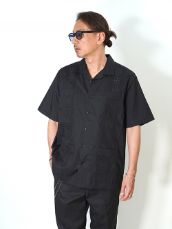 CUBAVERA（キューバベラ）Cuba Shirts - Black