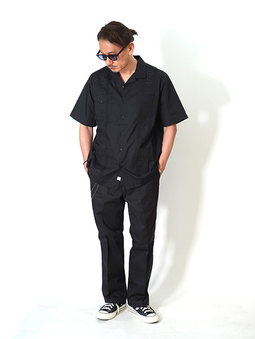 CUBAVERA（キューバベラ）Cuba Shirts - Black