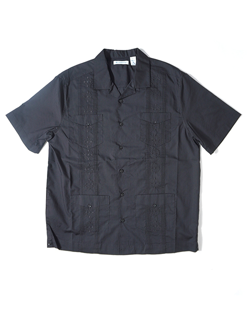 CUBAVERA（キューバベラ）Cuba Shirts - Black