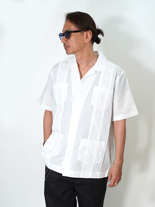 CUBAVERA（キューバベラ）Cuba Shirts  - White