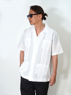 CUBAVERA（キューバベラ）Cuba Shirts  - White