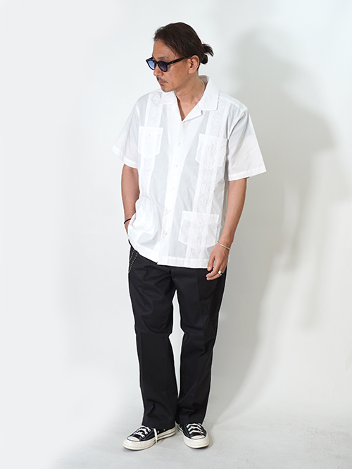 CUBAVERA（キューバベラ）Cuba Shirts  - White