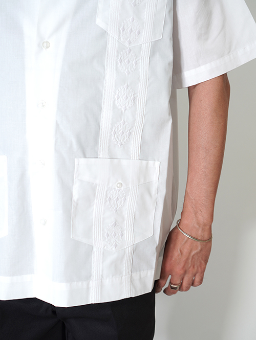 CUBAVERA（キューバベラ）Cuba Shirts  - White