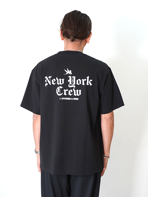 SPIEWAK  NY CREW Tee - Black