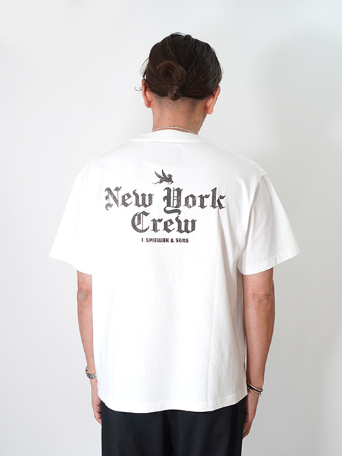 SPIEWAK  NY CREW Tee - White
