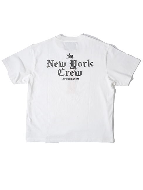 SPIEWAK  NY CREW Tee - White