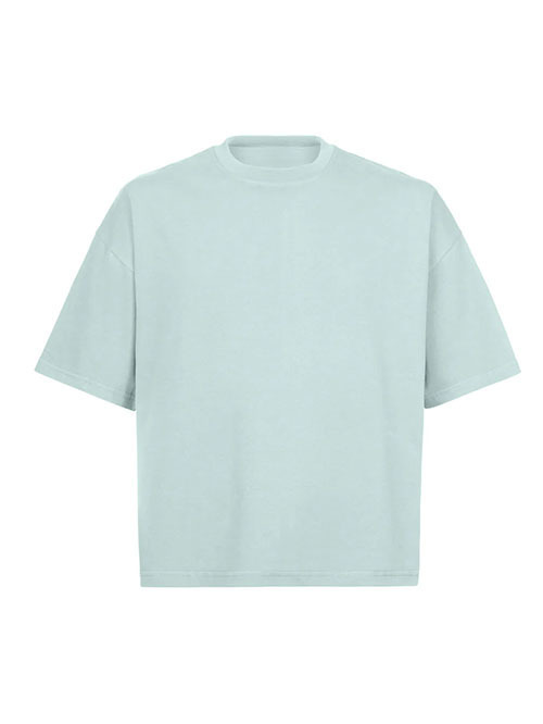 W.A.T.C STUDIO  Oversized boxy Tee - Cold Blue