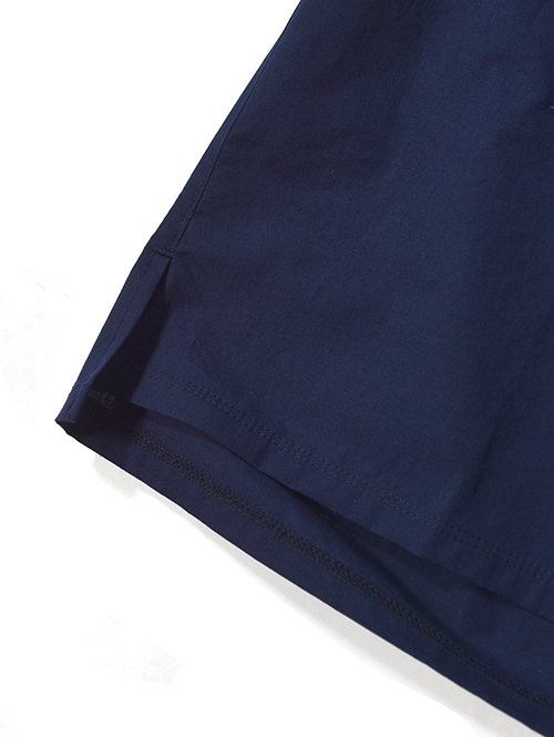 LA MOND  ORGANIC COTTON/LINEN TEE - Navy 