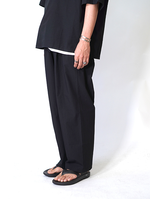 LA MOND  ORGANIC COTTON/LINEN CENTER SEAM 3TUCK PANT 