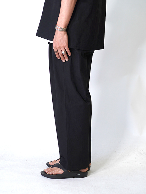 LA MOND  ORGANIC COTTON/LINEN CENTER SEAM 3TUCK PANT 