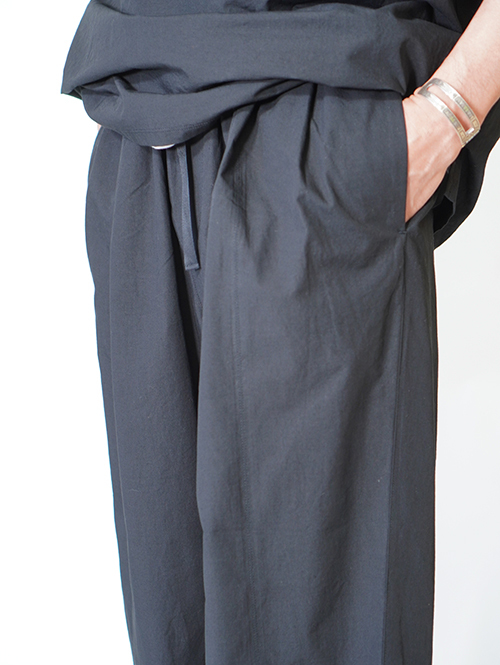 LA MOND  ORGANIC COTTON/LINEN CENTER SEAM 3TUCK PANT 
