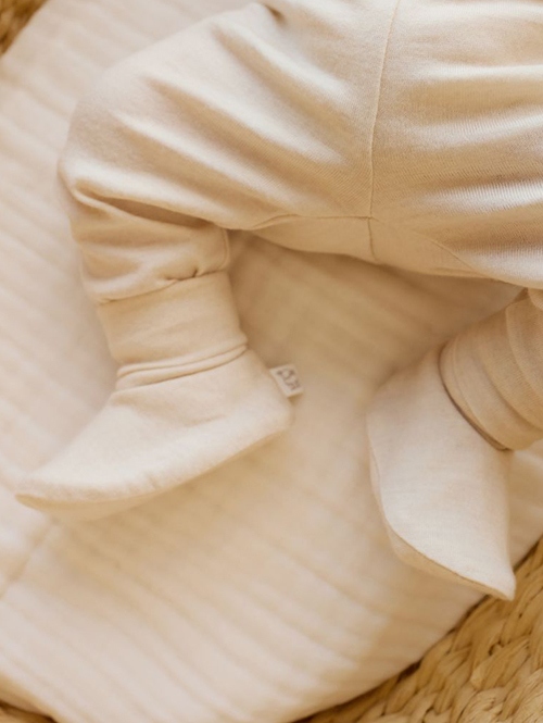 JAMIE KAY(ジェイミーケイ) 【箱入り】MERINO KIDSプレミアムギフト4点セット＜ボディスーツ&ビーニー&ソックス&Penelope30cm＞