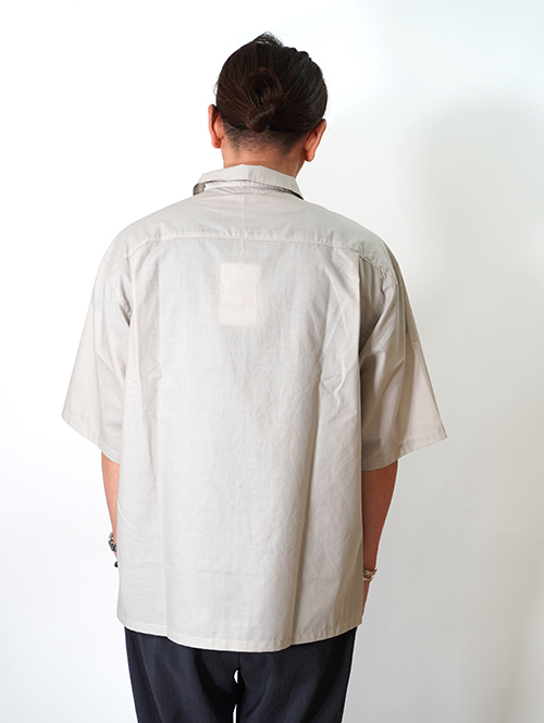 LA MOND  LAWN SKIPPER SHIRT - Greige