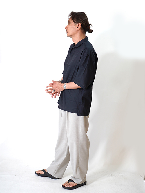 LA MOND  LAWN SKIPPER SHIRT - Navy Black