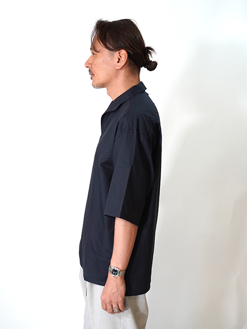 LA MOND  LAWN SKIPPER SHIRT - Navy Black